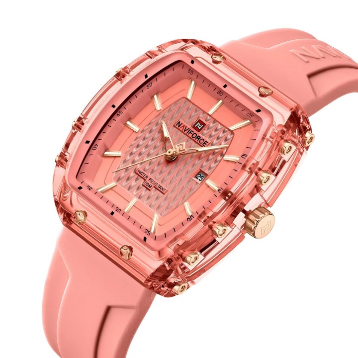 Reloj Naviforce Original Nf7124 Analogo Mujer + Estuche