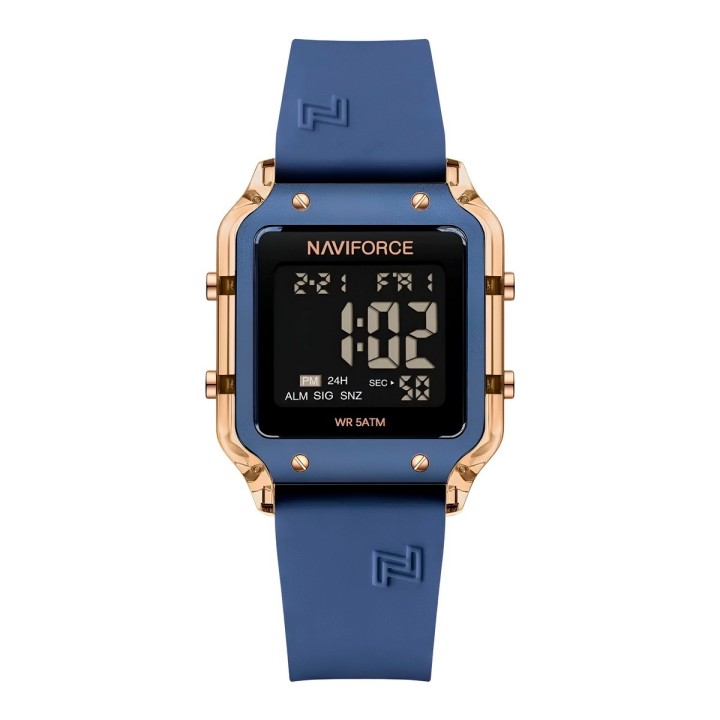 Reloj Naviforce Original Nf6105 Digital Mujer + Estuche