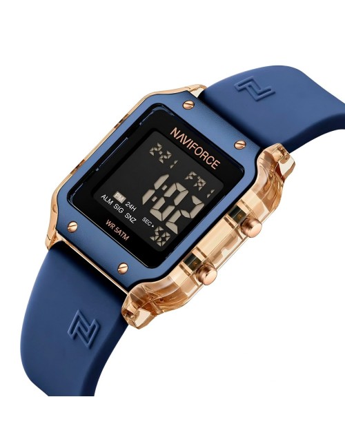 Reloj Naviforce Original Nf6105 Digital Mujer + Estuche