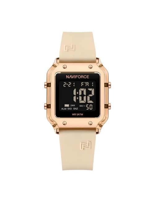 Reloj Naviforce Original Nf6105 Digital Mujer + Estuche