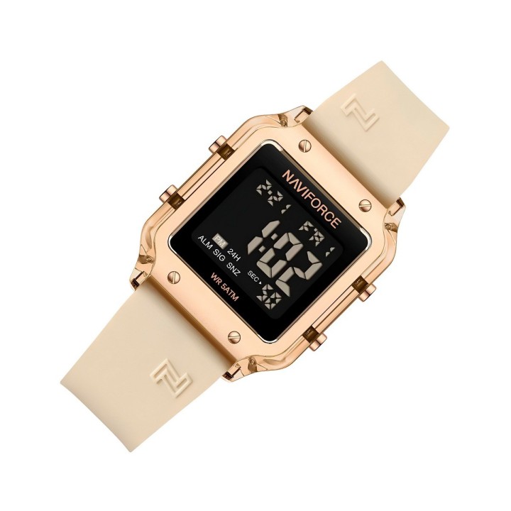 Reloj Naviforce Original Nf6105 Digital Mujer + Estuche