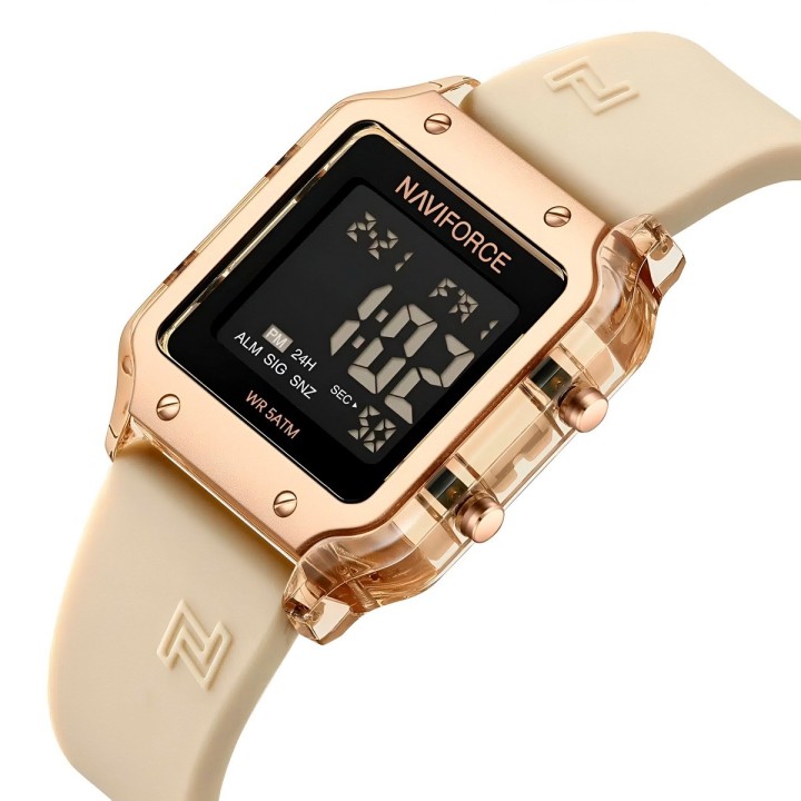 Reloj Naviforce Original Nf6105 Digital Mujer + Estuche