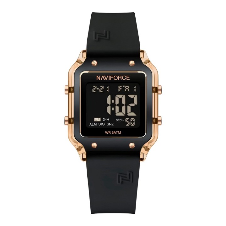 Reloj Naviforce Original Nf6105 Digital Mujer + Estuche