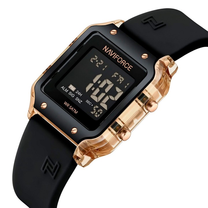 Reloj Naviforce Original Nf6105 Digital Mujer + Estuche