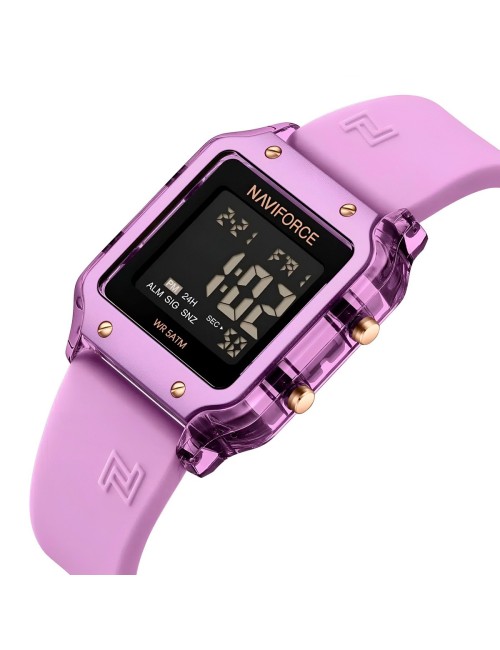 Reloj Naviforce Original Nf6105 Digital Mujer + Estuche