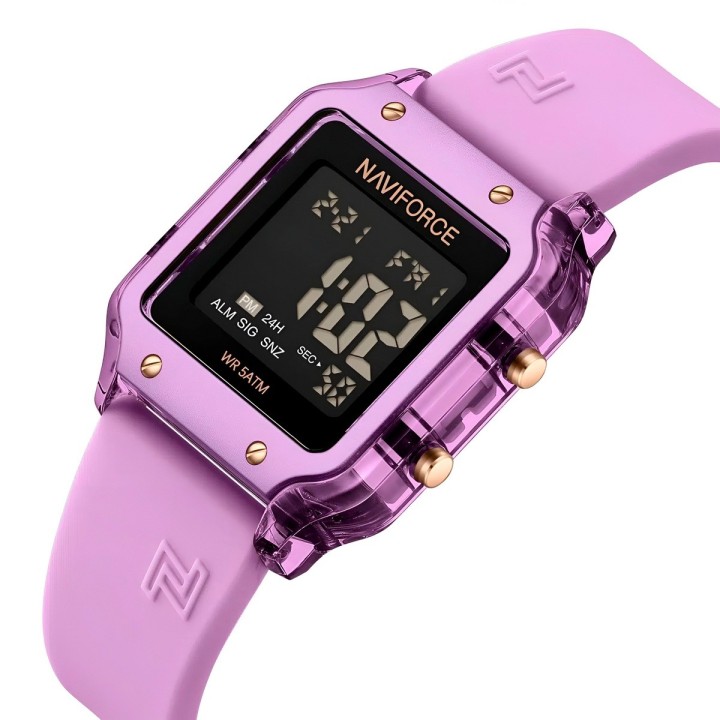 Reloj Naviforce Original Nf6105 Digital Mujer + Estuche