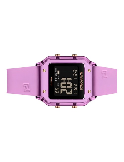 Reloj Naviforce Original Nf6105 Digital Mujer + Estuche