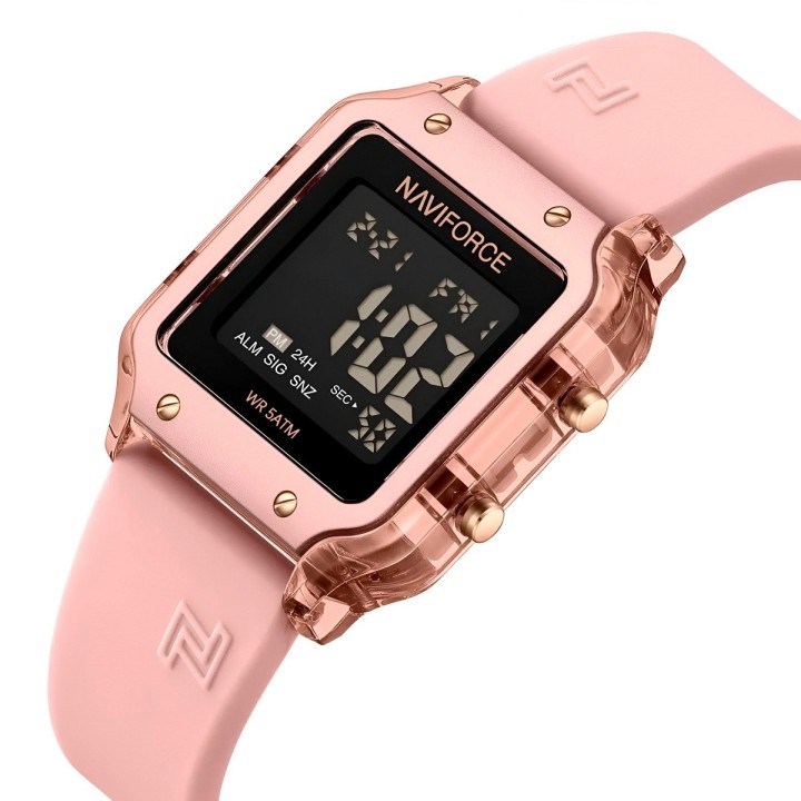 Reloj Naviforce Original Nf6105 Digital Mujer + Estuche
