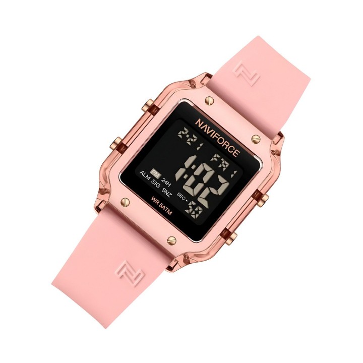 Reloj Naviforce Original Nf6105 Digital Mujer + Estuche