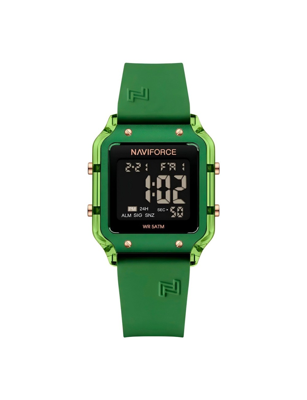 Reloj Naviforce Original Nf6105 Digital Mujer + Estuche