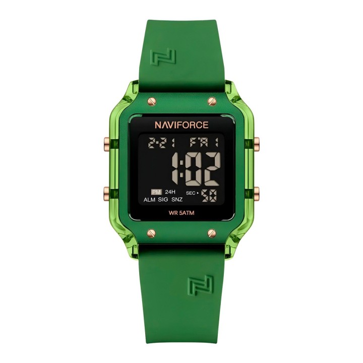 Reloj Naviforce Original Nf6105 Digital Mujer + Estuche