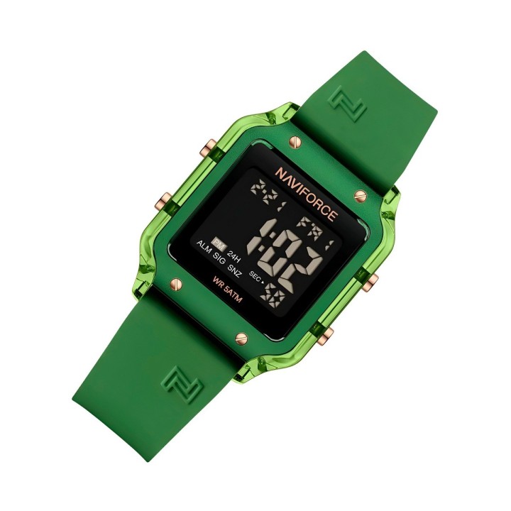 Reloj Naviforce Original Nf6105 Digital Mujer + Estuche