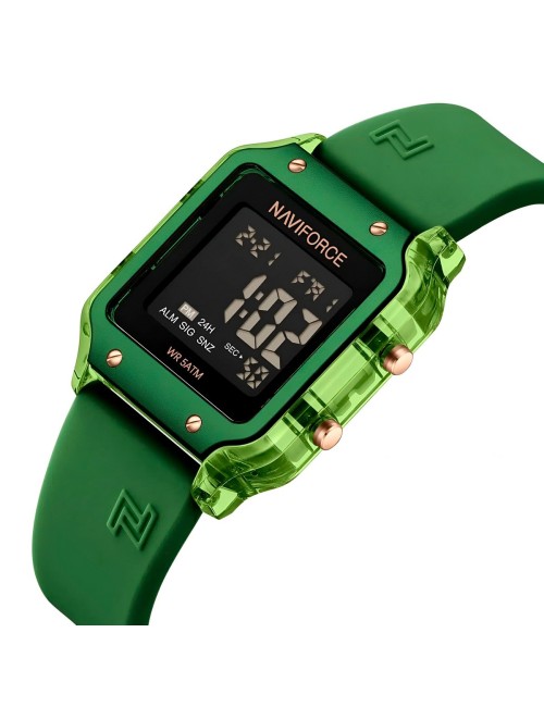 Reloj Naviforce Original Nf6105 Digital Mujer + Estuche