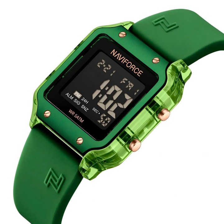 Reloj Naviforce Original Nf6105 Digital Mujer + Estuche