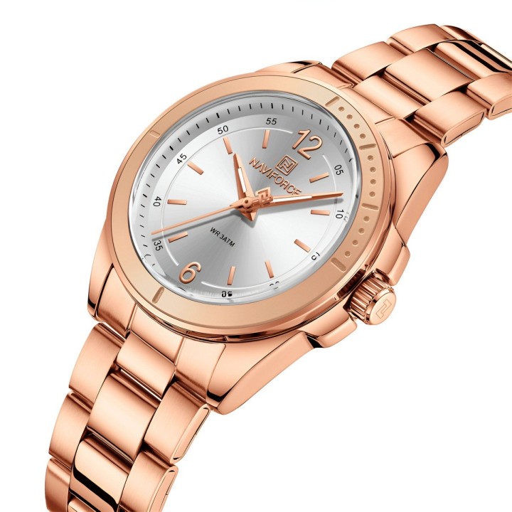 Reloj Naviforce Original Nf5062 Analogo Mujer + Estuche
