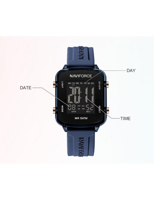 Reloj Naviforce Original Nf7120 Digital Mujer + Estuche