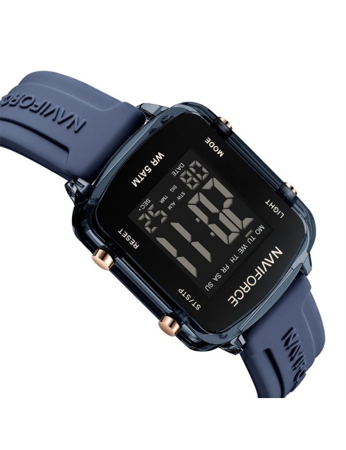 Reloj Naviforce Original Nf7120 Digital Mujer + Estuche