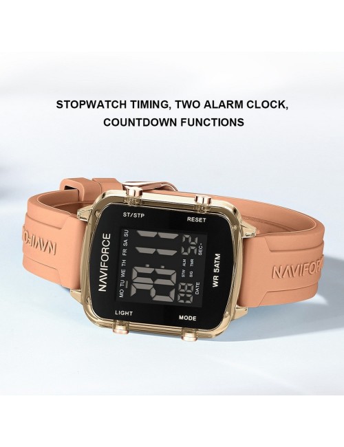 Reloj Naviforce Original Nf7120 Digital Mujer + Estuche
