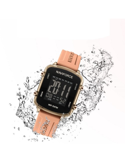 Reloj Naviforce Original Nf7120 Digital Mujer + Estuche