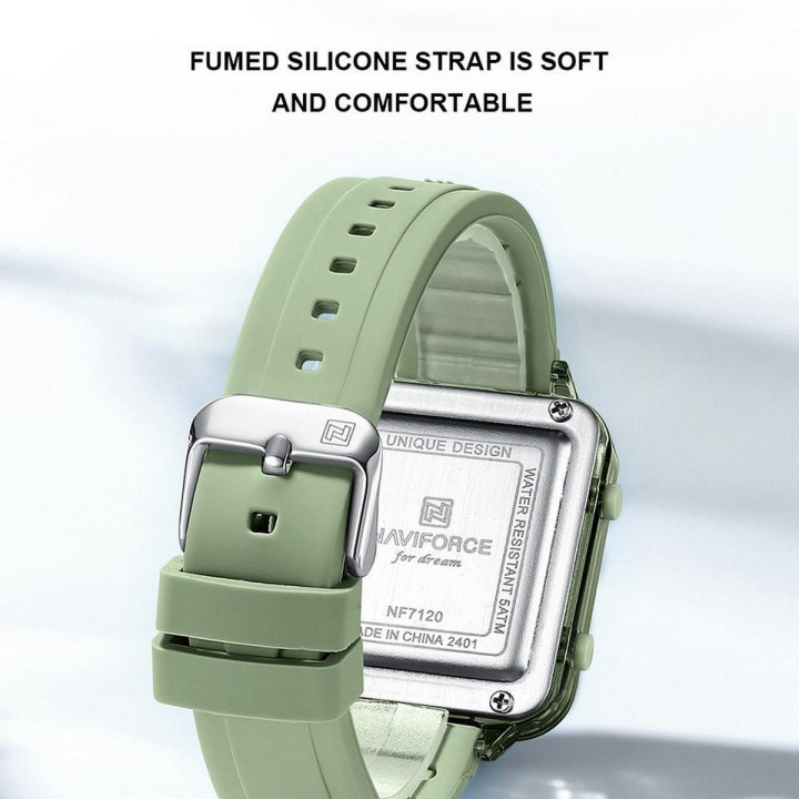 Reloj Naviforce Original Nf7120 Digital Mujer + Estuche