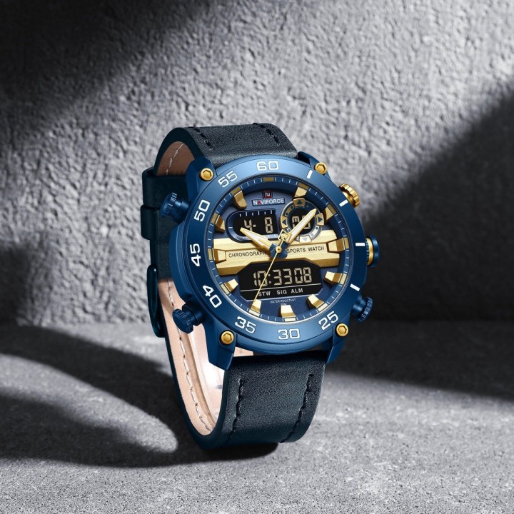 Reloj Naviforce Original Nf9235 Analogo Hombre + Estuche