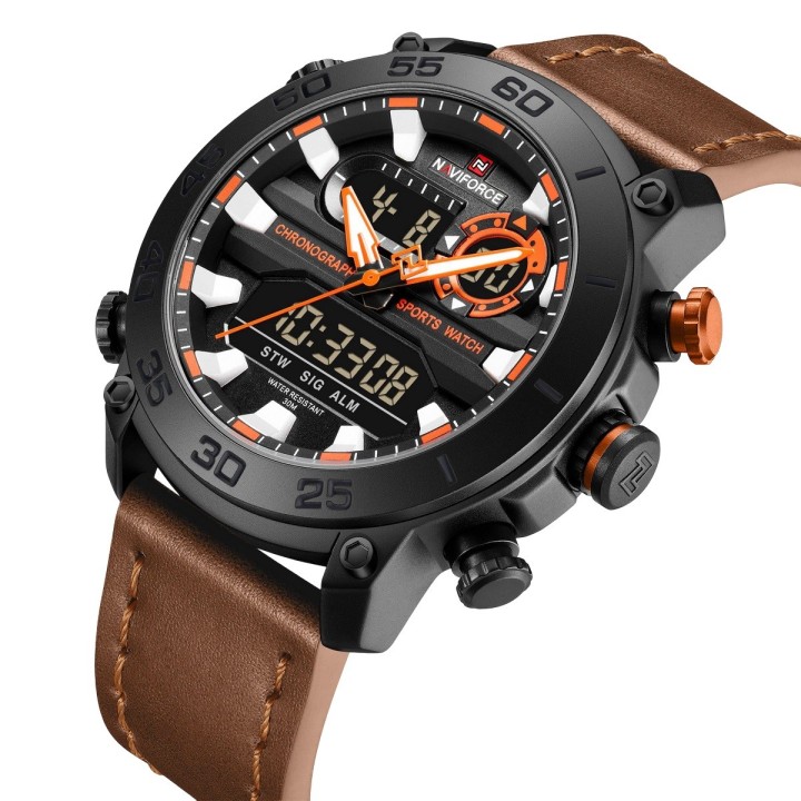 Reloj Naviforce Original Nf9235 Analogo Hombre + Estuche