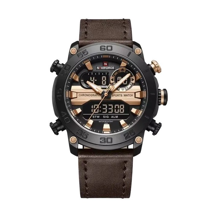 Reloj Naviforce Original Nf9235 Analogo Hombre + Estuche