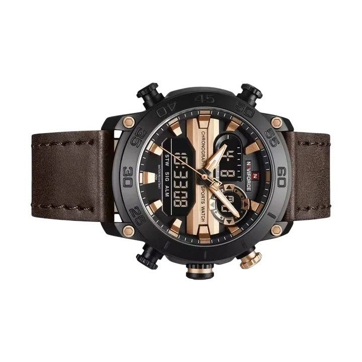 Reloj Naviforce Original Nf9235 Analogo Hombre + Estuche
