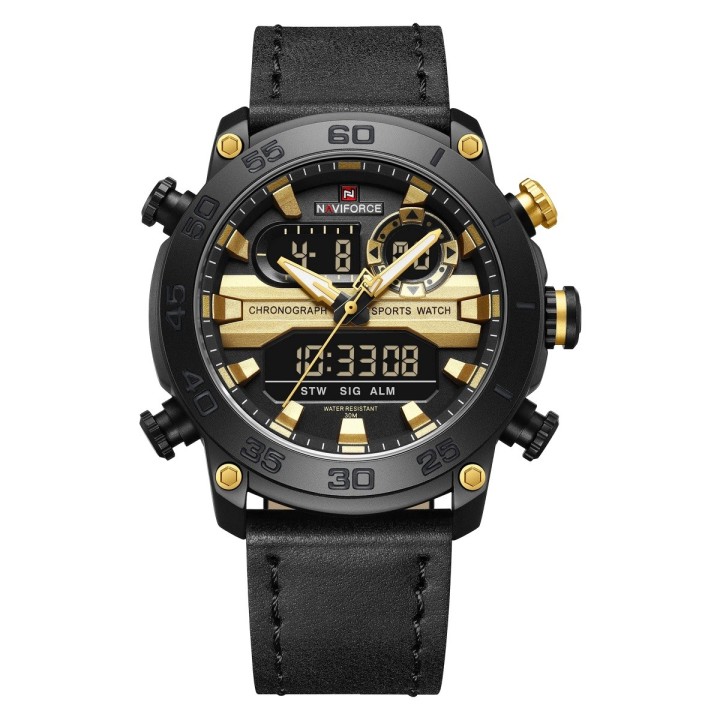 Reloj Naviforce Original Nf9235 Analogo Hombre + Estuche
