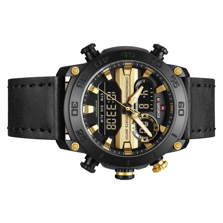 Reloj Naviforce Original Nf9235 Analogo Hombre + Estuche