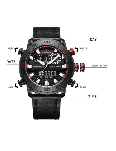 Reloj Naviforce Original Nf9235 Analogo Hombre + Estuche