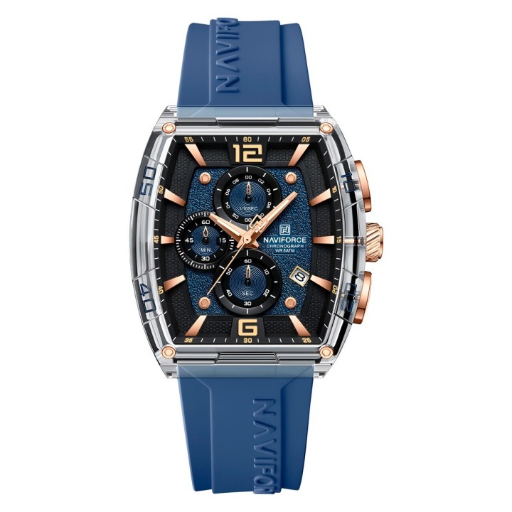Reloj Naviforce Original Nf6101 Analogo Hombre + Estuche