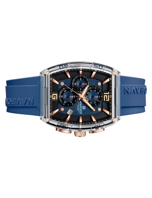 Reloj Naviforce Original Nf6101 Analogo Hombre + Estuche