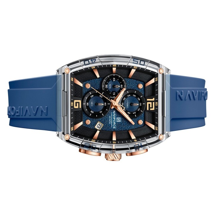 Reloj Naviforce Original Nf6101 Analogo Hombre + Estuche