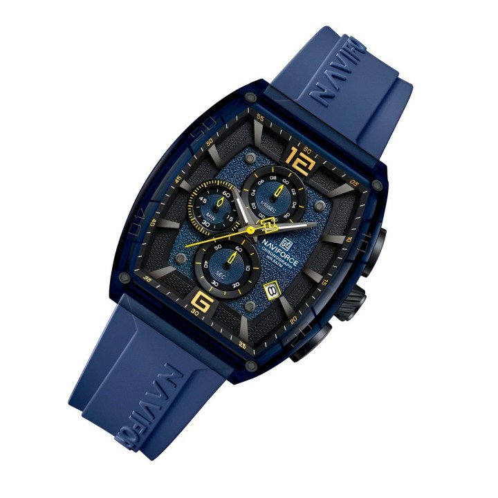 Reloj Naviforce Original Nf6101 Analogo Hombre + Estuche