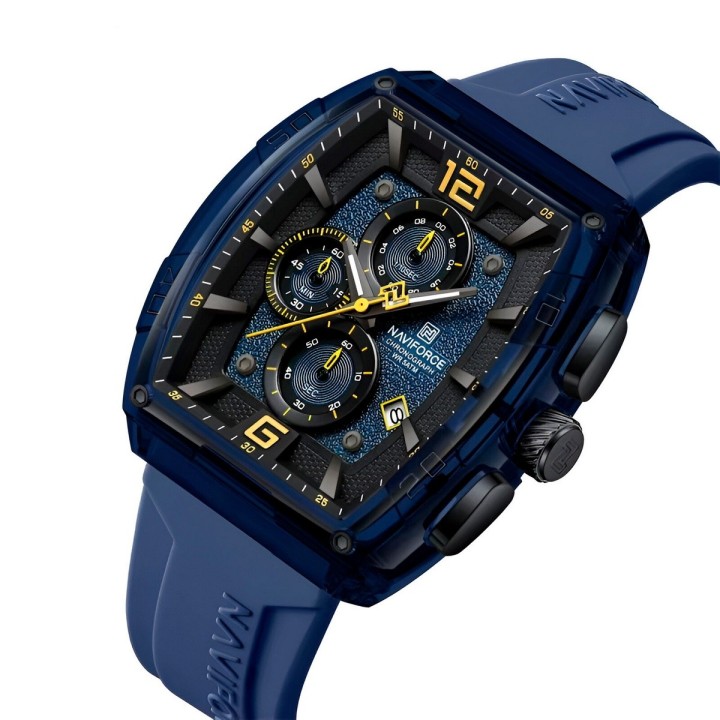 Reloj Naviforce Original Nf6101 Analogo Hombre + Estuche