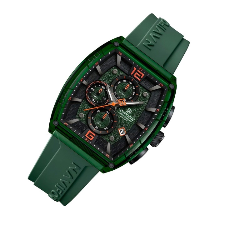 Reloj Naviforce Original Nf6101 Analogo Hombre + Estuche