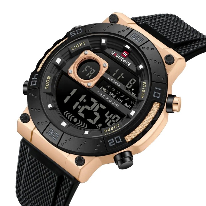 Reloj Naviforce Original Nf9241t Digital Hombre + Estuche