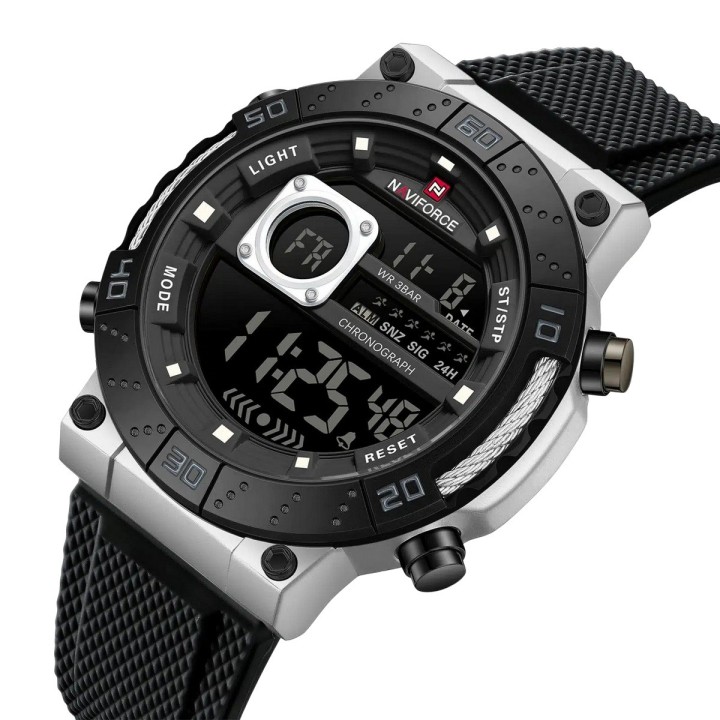 Reloj Naviforce Original Nf9241t Digital Hombre + Estuche