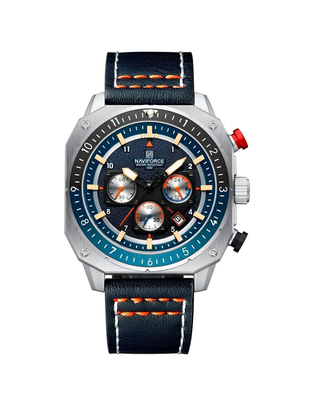Reloj Naviforce Original Nf8057 Analogo Hombre + Estuche