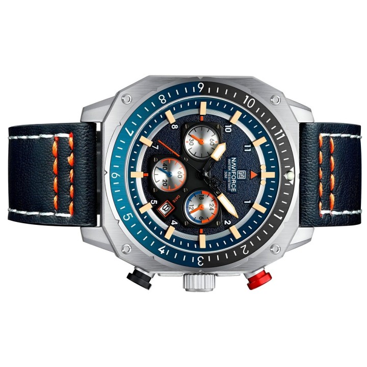 Reloj Naviforce Original Nf8057 Analogo Hombre + Estuche