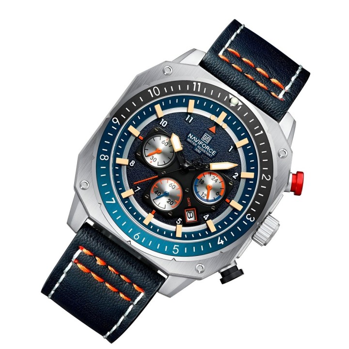 Reloj Naviforce Original Nf8057 Analogo Hombre + Estuche