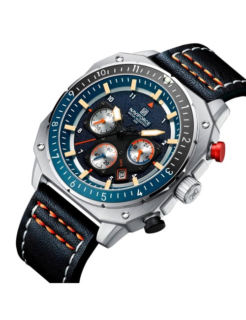 Reloj Naviforce Original Nf8057 Analogo Hombre + Estuche