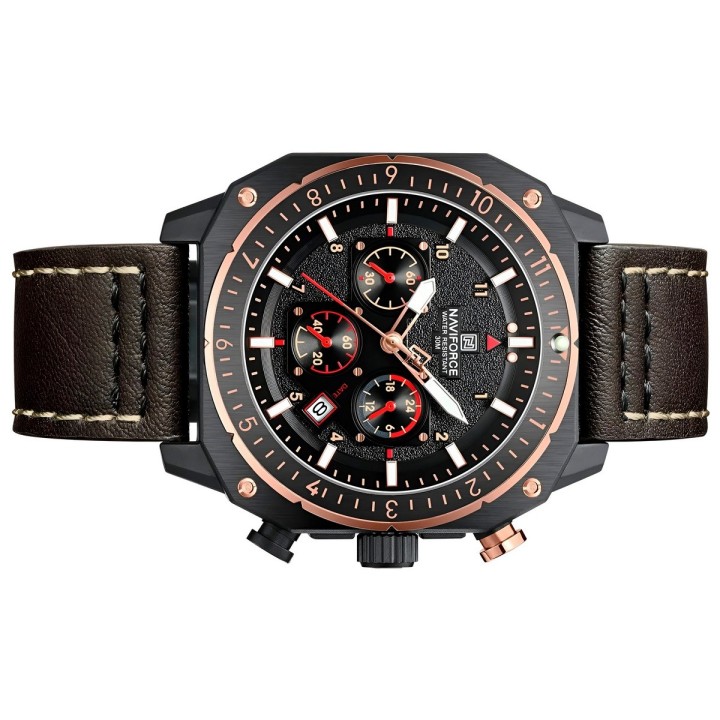 Reloj Naviforce Original Nf8057 Analogo Hombre + Estuche