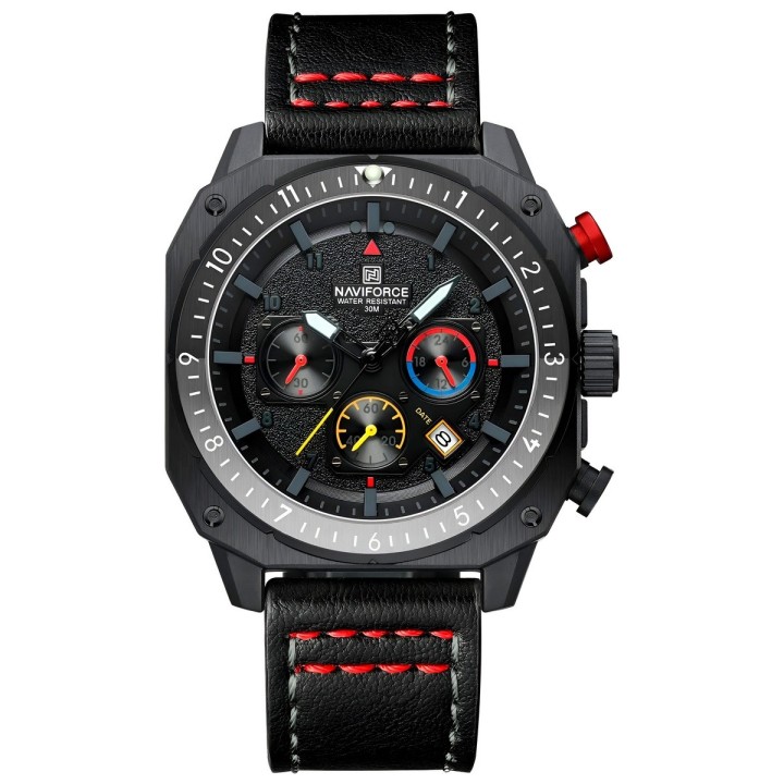 Reloj Naviforce Original Nf8057 Analogo Hombre + Estuche
