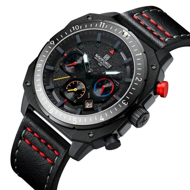 Reloj Naviforce Original Nf8057 Analogo Hombre + Estuche