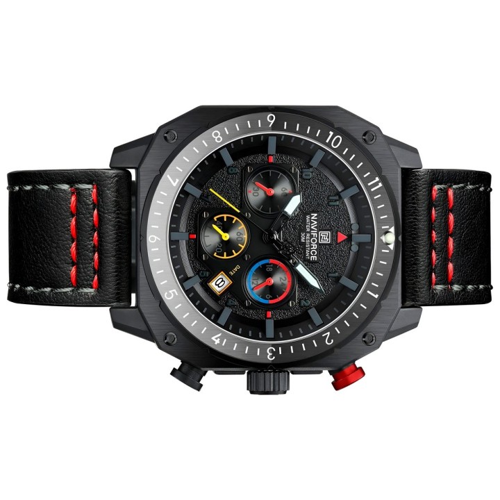 Reloj Naviforce Original Nf8057 Analogo Hombre + Estuche