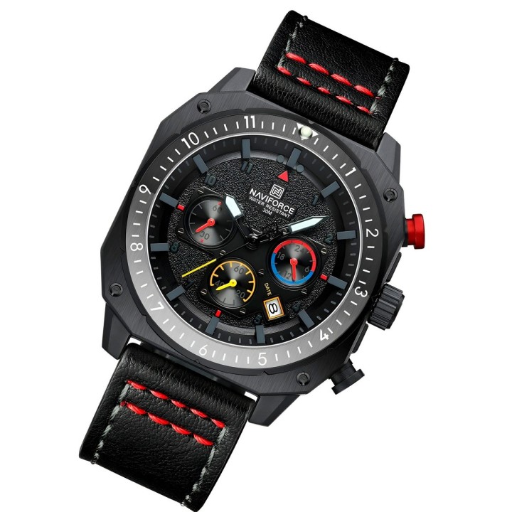Reloj Naviforce Original Nf8057 Analogo Hombre + Estuche