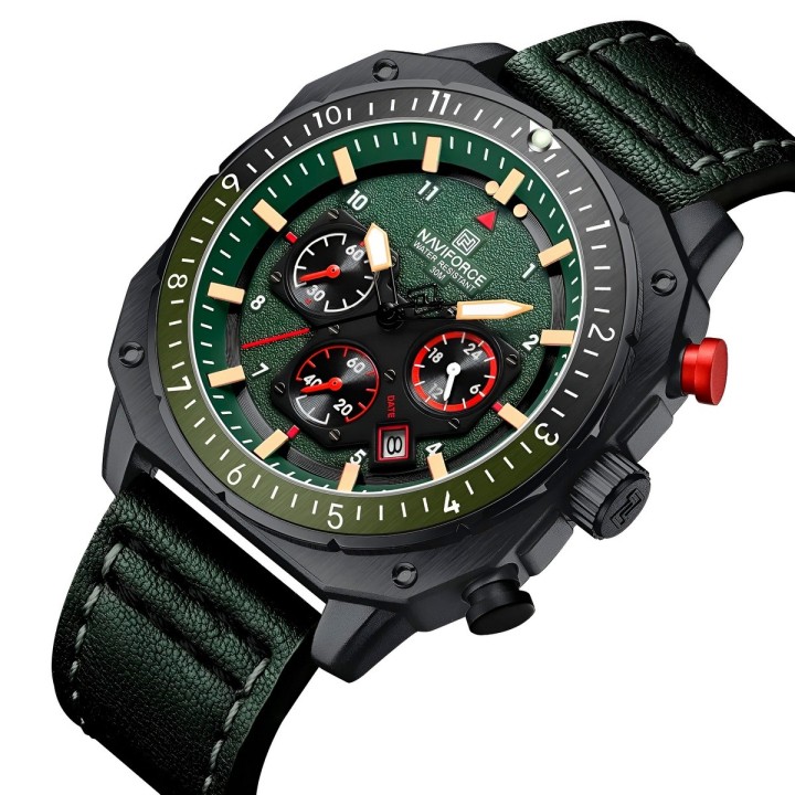 Reloj Naviforce Original Nf8057 Analogo Hombre + Estuche