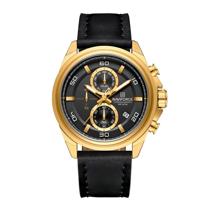 Reloj Naviforce Original Nf8075 Analogo Hombre + Estuche